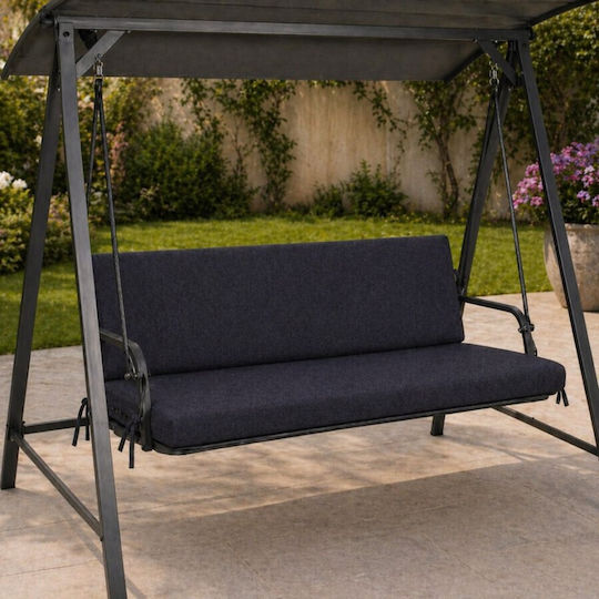 Pucioasa Garden Swing Cushion Black 50x150cm Pucioasa Garden Swing Cushion Black 50x150cm