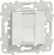 Rj45 Socket 2 Module White Schneider Unica Nu541118
