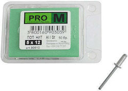 Pro m Πριτσίνια M5x12mm 50τμχ