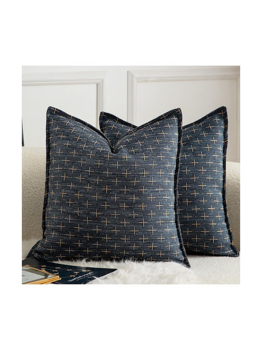 Mandioo Калъф За Възглавница Navy Blue 45x45см