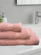 SpitiBazaar Set Bath Towels 3 Pieces Cosy Salmon Weight 600gr/m²