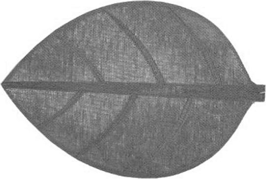 Atmosphera Stoff Tischsets Schwarz 50x33cm
