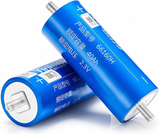 Vencore 8812-10001 Yinlong Lto 66160h 2.3V 40Ah Grade A Li-Ion Batteriezelle Wiederaufladbare Batterien Hochleistungs Lithium-Titanat Batterie Schnelle Ladung & Lange Lebensdauer 25000 Zyklen 8812-10001