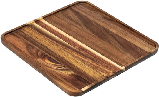 Правоъгълна Дървена Чиния За Пустинята 27x27см pl603.004