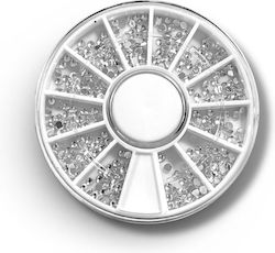 Design Pentru Unghii Carusel Cristale Transparente Clare