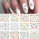 Winter Nageldesign Dekorationen Tattoo Bn1393 Bn1404