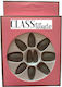 Set 12 Matte Grey Self-adhesive False Nails