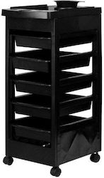 Hairdresser Apprentice Mobile Black 5 Drawers