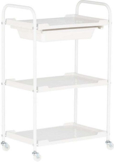 Universal Birou Pentru Studenți 3 Rafturi Metalic Pvc Lățime 46cm St030