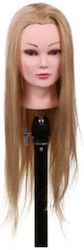 Practice Head Hairdressing Blonde Hair 60cm