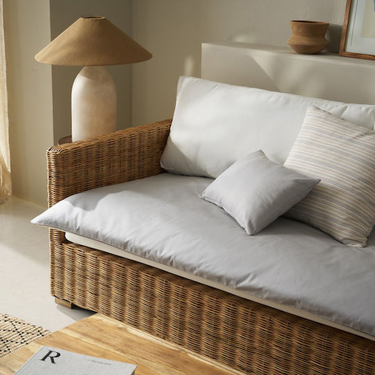 Gofis Home Față De Pernă Din 100% Bumbac Gri 80x200cm