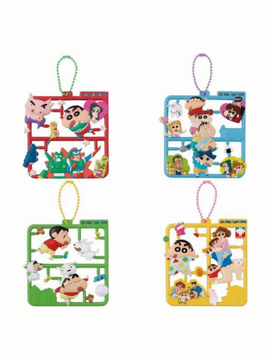 Crayon Shin-chan Plat Collection Μπρελόκ Τυχαίο Περιεχόμενο