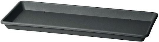 Atmosphera Festone Farfurie Ghiveci Plastic Antracit 48x18cm Nr410p