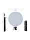 Round LED Panel with Warm White Light 3000K