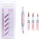 Double Sided Brush Set Puzzle 10 In 1 & Silicone Nail Art Tools