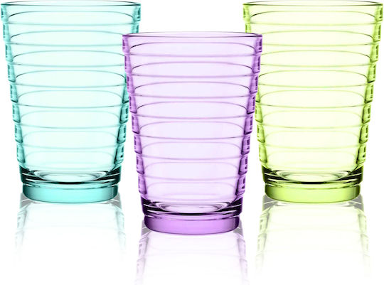 Viosarp Σετ Ποτήρια Νερού από Γυαλί 350ml 5206753052197 3τμχ Viosarp Σετ Ποτήρια Νερού από Γυαλί 350ml 5206753052197 3τμχ