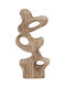 Decorative Wooden Tabletop Natural 13x5x27cm Estheti 819-01879