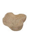 Decorative Round Wooden Beige Platter 28x28x7.5cm