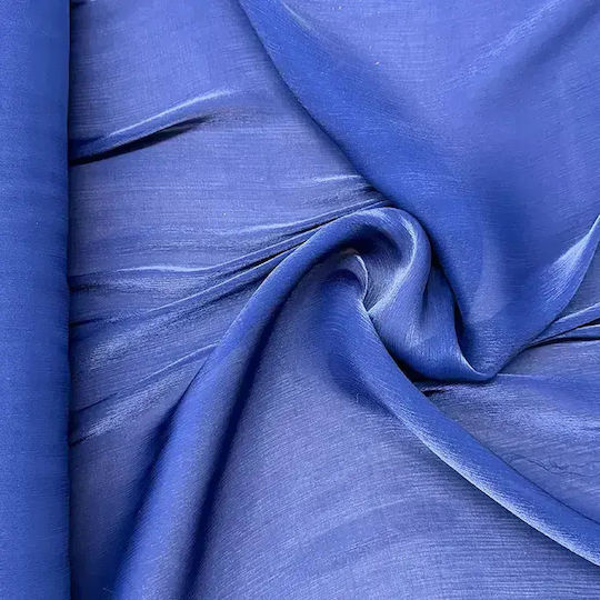 Decoration Fabric Satin By Meter Width 145cm Blue