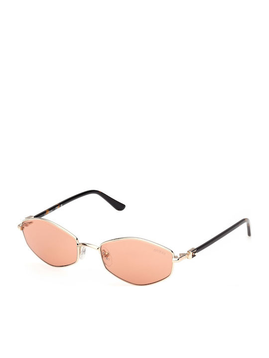 Guess Women's Sunglasses with Gold Metallic Frame