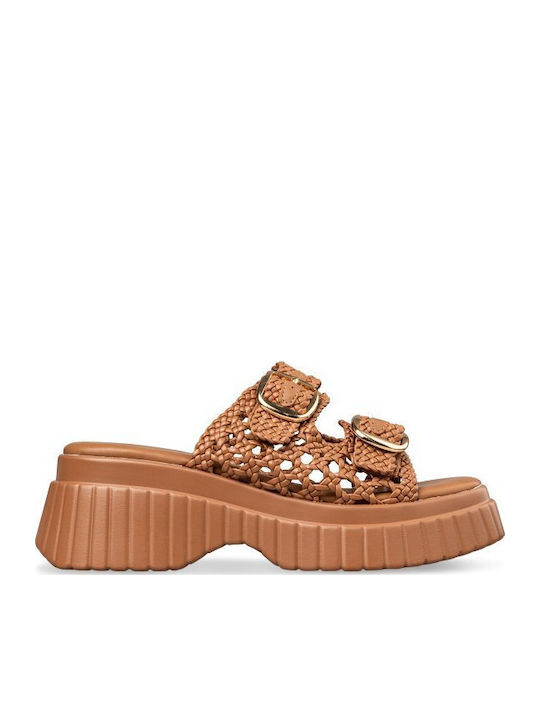 Envie Shoes Flache Sandalen für Damen Flatforms...