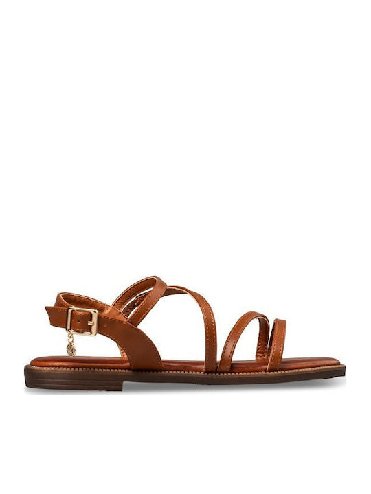 Envie Shoes Γυναικεία Σανδάλια Καφέ