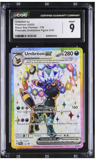 Umbreon Ex Black Star Promos 176 Cgc 9