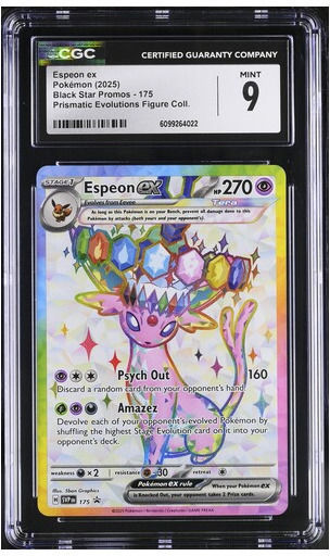Espeon Ex Black Star Promos 175 Cgc 9
