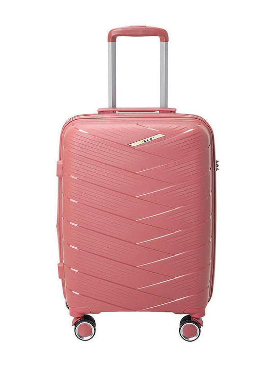 RCM Cabin Travel Suitcase Pink with 4 Wheels Height 55cm 809-20 RED