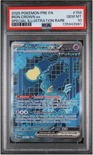 Iron Crown Ex Pre En №158 Psa 10
