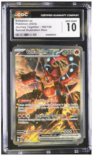 Volcanion Ex Journey Together 182/159 Cgc 10
