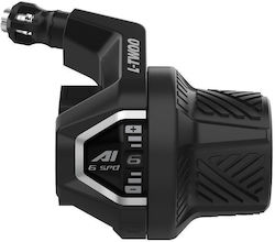 L-twoo Twist Shifter Up To 6 Speeds Mtb City Black