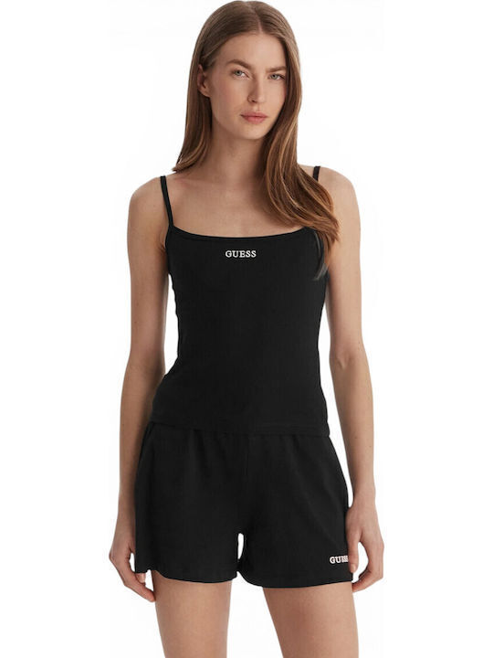 Guess Women's Cotton Blouse with Spaghetti Stra...