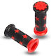 Progrip Bicycle Handlebar Grips Red Stars