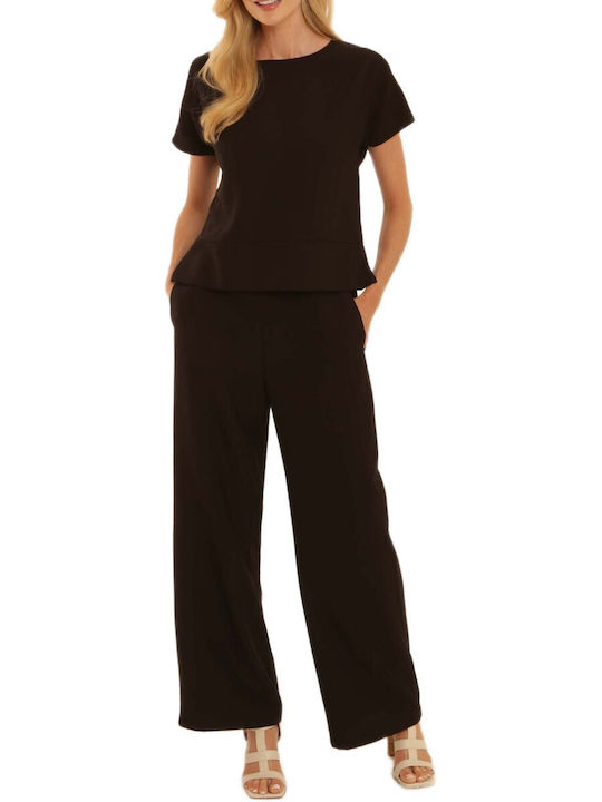 Pomodoro Women's Black Blouse Pomodoro Women's Black Blouse
