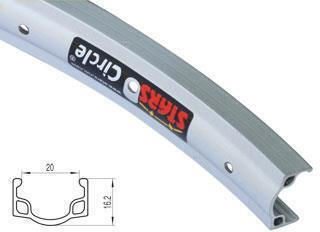27" Aluminum Bicycle Rim Stars 36 Holes