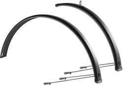 Mudguards 27.5"/55 Alu Spencer E-bike Black + Splash Guard