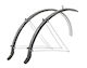 28" Spencer Schwarze Vinyl Fahrrad-Schutzbleche