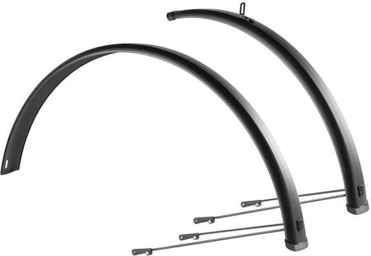 Mudguards 29"/55 Alu Spencer E-bike Black + Mudflap