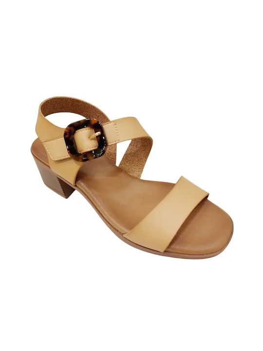 La Coquette Damen Sandalen Anatomisch Beigen