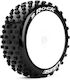 Louise Rc B-rock 1-8 Buggy Tire Set Mounted Soft White Wheels Hex 17mm L-t3270sw Louise Rc World