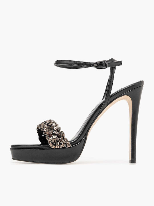 Mourtzi Damen Sandalen Braun Leder