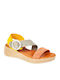 Sommer Damenplattformen Orange