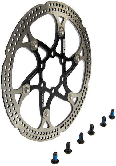 Spencer 180 Mm Aluminum Spider Fahrrad-Bremsscheibe