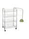 ArteLibre Ayrton Kitchen Rack Metallic 4 Tiers Silver 41x27x76cm