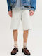 Men's Denim Light Blue Bermuda Shorts