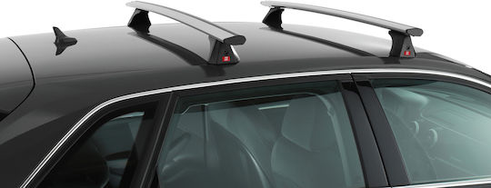 Car Roof Bars Fabbri Aluminum 116 Cm Set 6540018-6530020-6520244