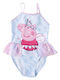 Cerda Peppa Pig Kinder Badebekleidung Einteilig Hellblau-Rosa