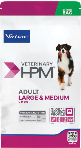 Virbac 12kg Ξηρά Τροφή για Ενήλικους Στειρωμένους Σκύλους Μεσαίων & Μεγαλόσωμων Φυλών με Κοτόπουλο, Ρύζι, Πουλερικά και Χοιρινό