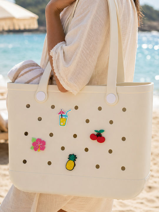 JWLS Fabric Beach Bag Ecru